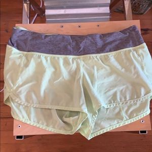 Lululemon speed short yellow